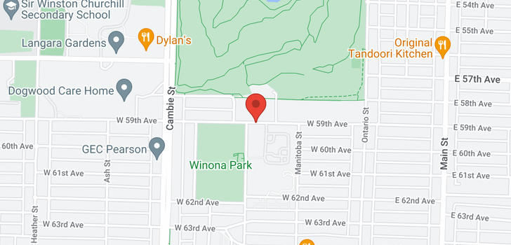 map of 337 W 59TH AVENUE